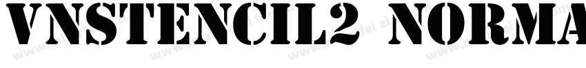 VnStencil2 Normal字体转换